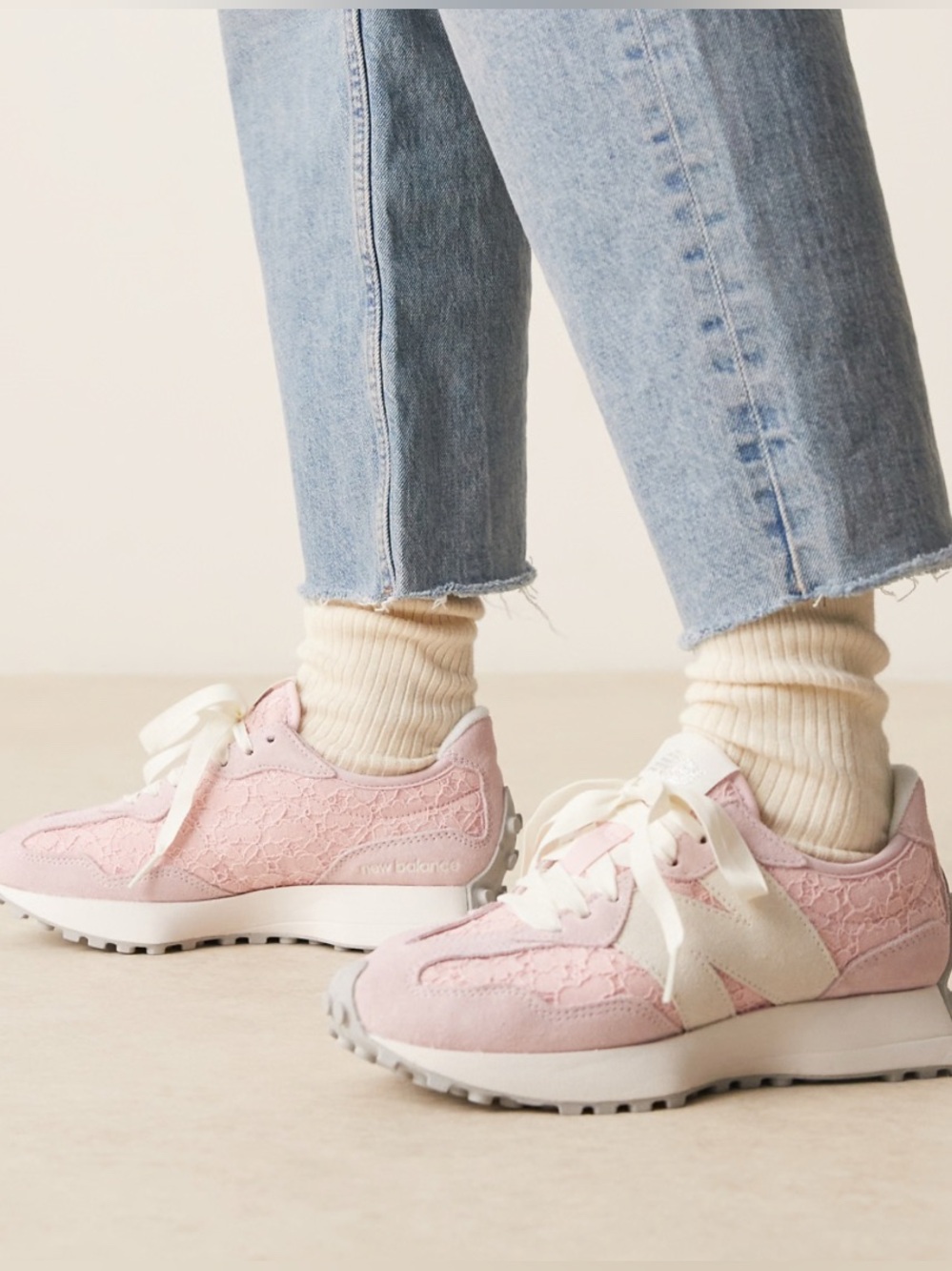New Balance Women's Size 10 New Balance 327 Lace Pack 'Rose Sugar' WS327LCA